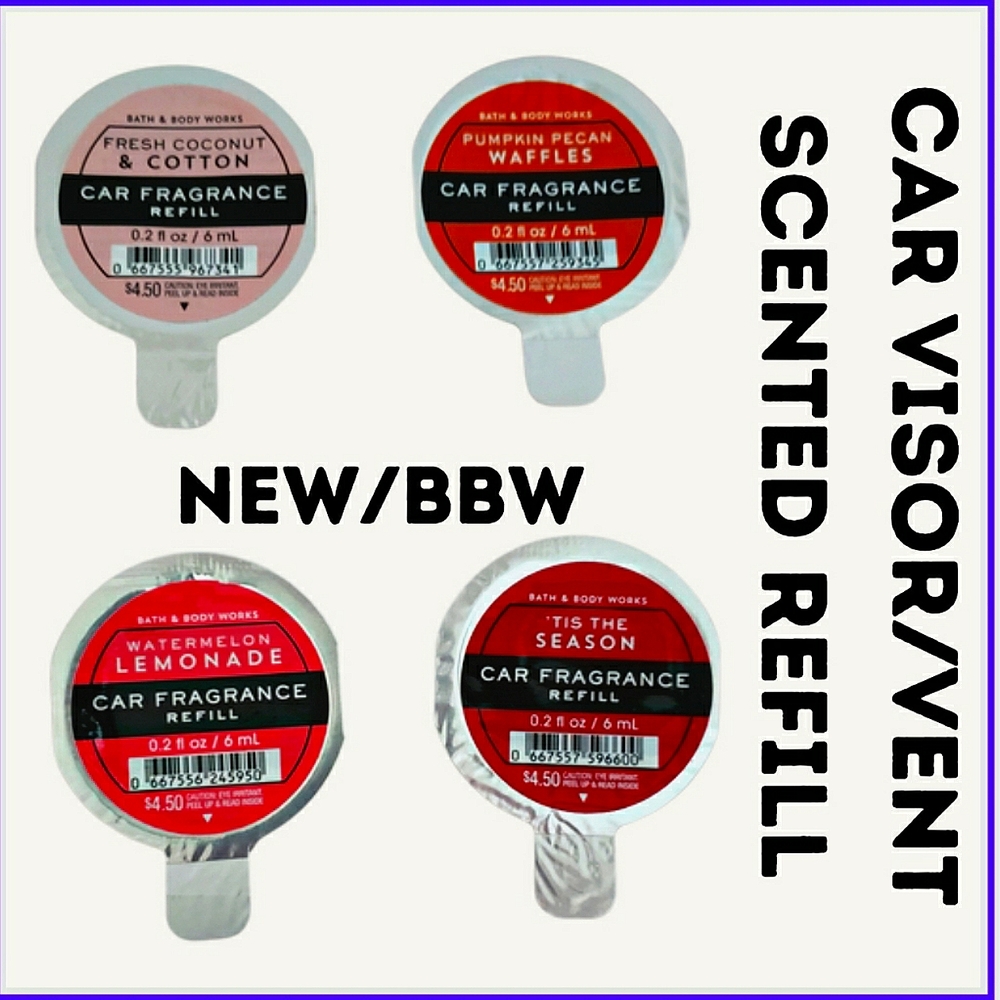 🔥SCENT REFILLS FOR BBW VENT & VISOR CLIPS **YOU PICK 1**